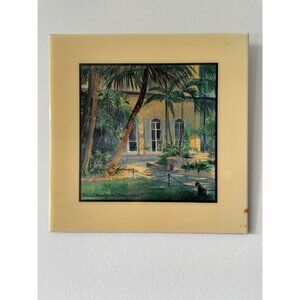 vintage tile all hanging-Ernest Hemingway's house